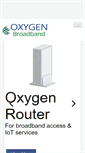 Mobile Screenshot of oxygenbroadband.com