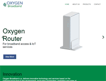 Tablet Screenshot of oxygenbroadband.com